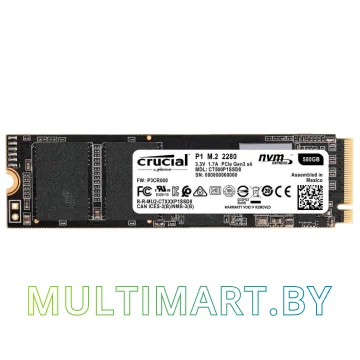 SSD диск Crucial P1 500GB (CT500P1SSD8)